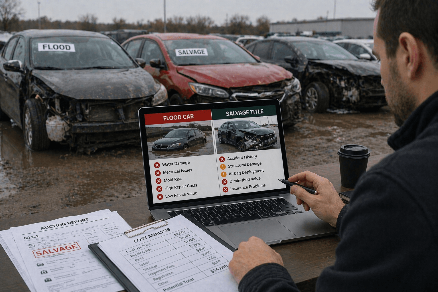 Coperta articol despre masini flood si salvage