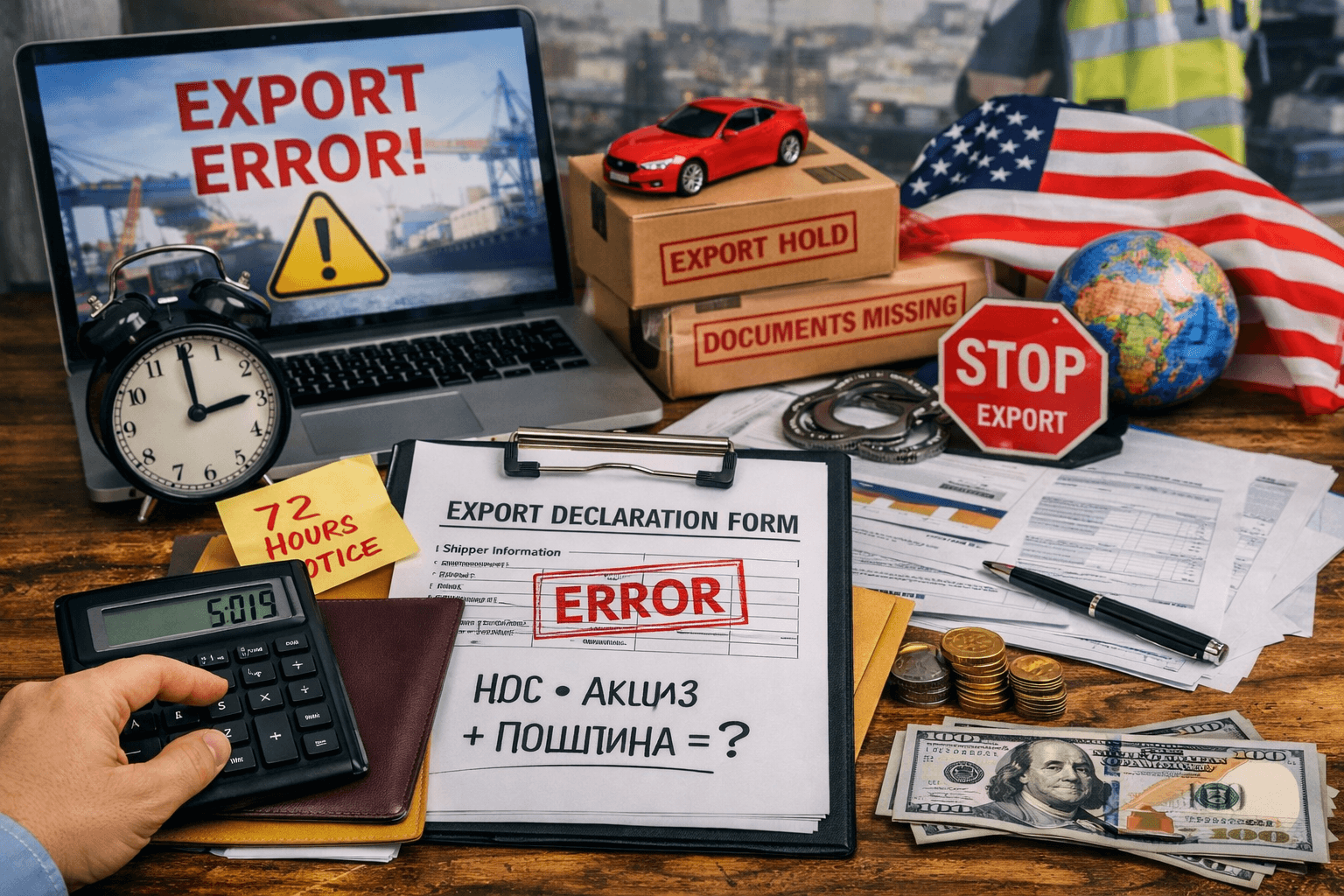 Coperta articol despre erori in documentele de export